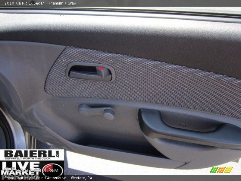 Titanium / Gray 2010 Kia Rio LX Sedan