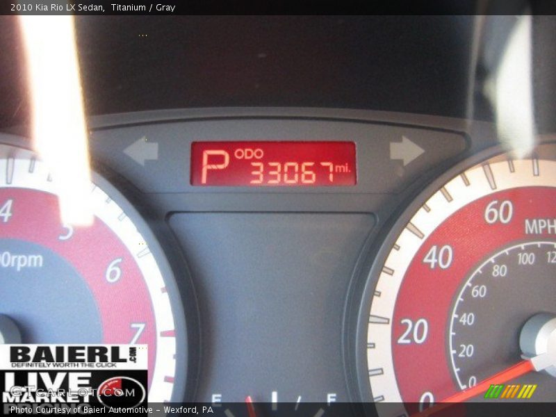 Titanium / Gray 2010 Kia Rio LX Sedan