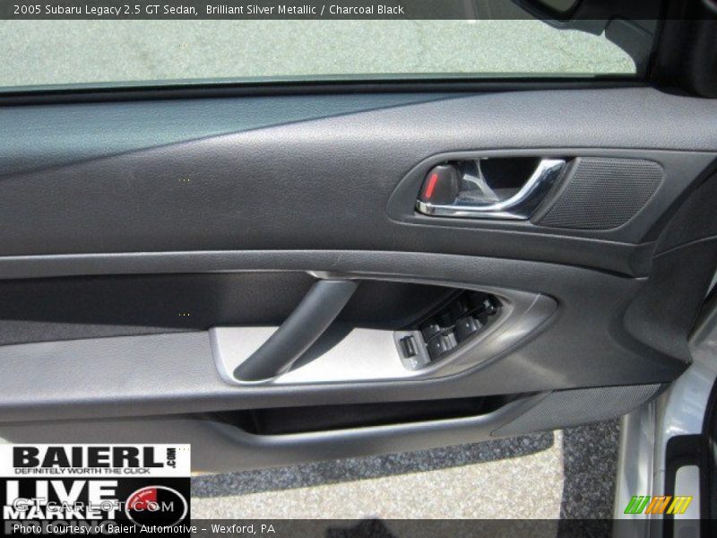 Brilliant Silver Metallic / Charcoal Black 2005 Subaru Legacy 2.5 GT Sedan