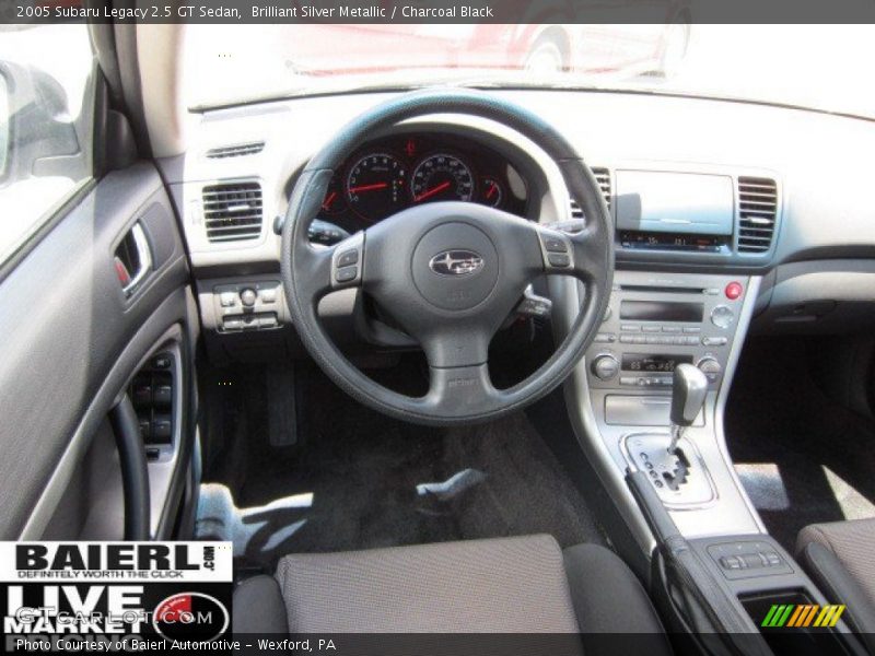 Brilliant Silver Metallic / Charcoal Black 2005 Subaru Legacy 2.5 GT Sedan
