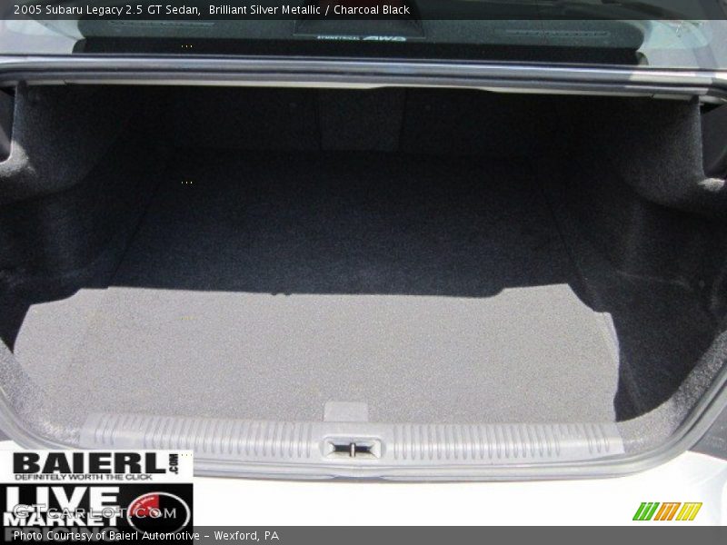 Brilliant Silver Metallic / Charcoal Black 2005 Subaru Legacy 2.5 GT Sedan