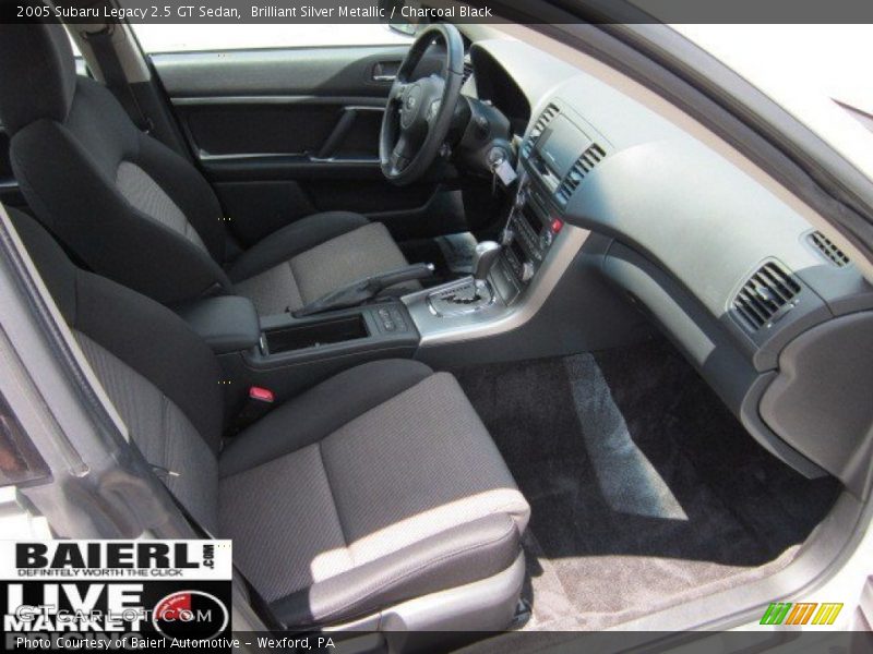 Brilliant Silver Metallic / Charcoal Black 2005 Subaru Legacy 2.5 GT Sedan