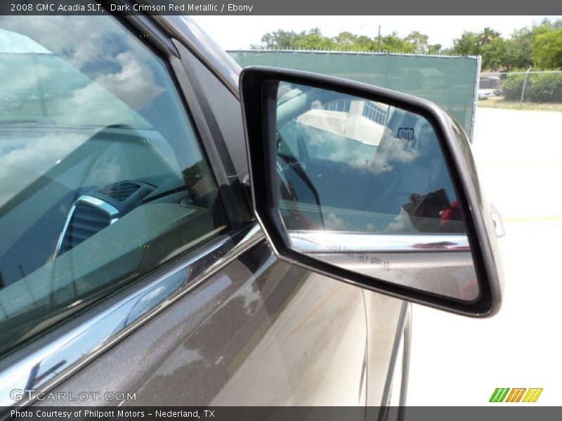 Dark Crimson Red Metallic / Ebony 2008 GMC Acadia SLT