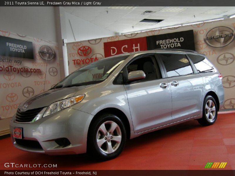 Predawn Gray Mica / Light Gray 2011 Toyota Sienna LE