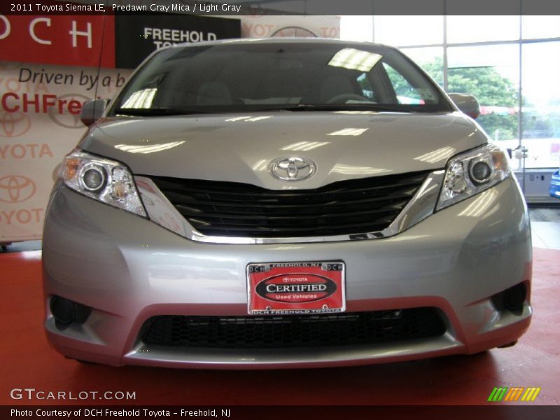 Predawn Gray Mica / Light Gray 2011 Toyota Sienna LE