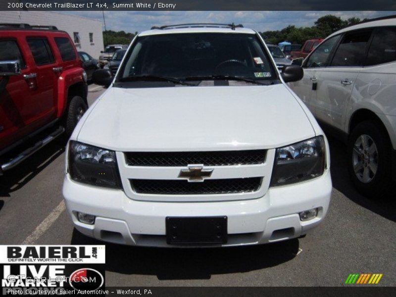 Summit White / Ebony 2008 Chevrolet TrailBlazer LT 4x4