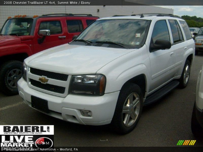 Summit White / Ebony 2008 Chevrolet TrailBlazer LT 4x4