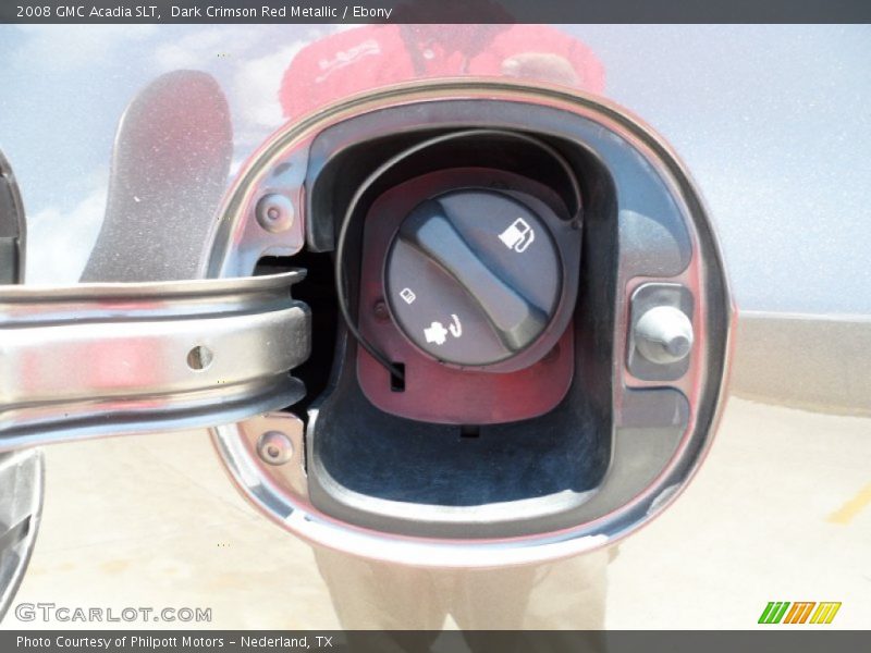 Dark Crimson Red Metallic / Ebony 2008 GMC Acadia SLT