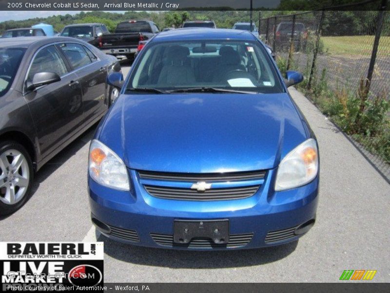 Arrival Blue Metallic / Gray 2005 Chevrolet Cobalt LS Sedan