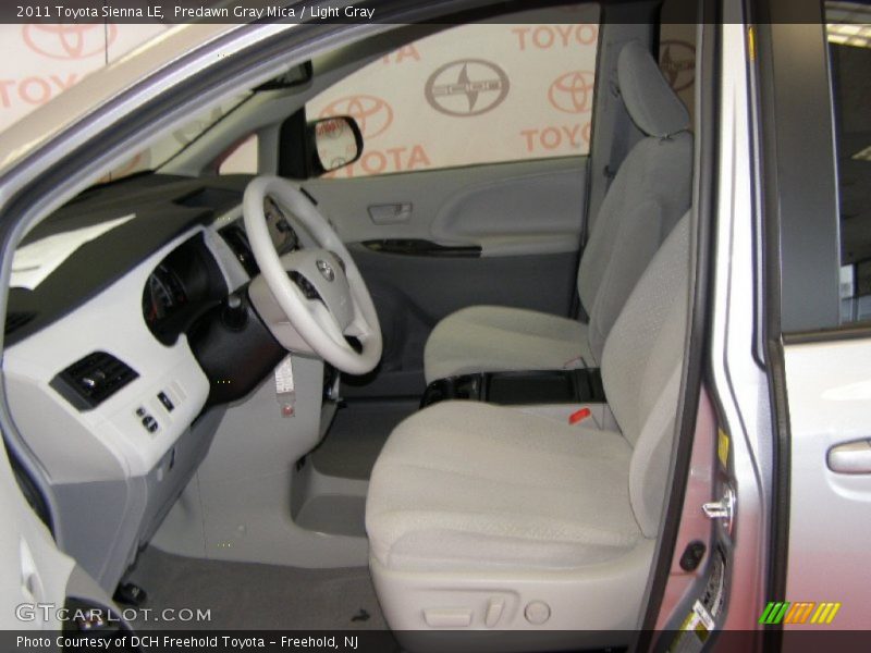 Predawn Gray Mica / Light Gray 2011 Toyota Sienna LE