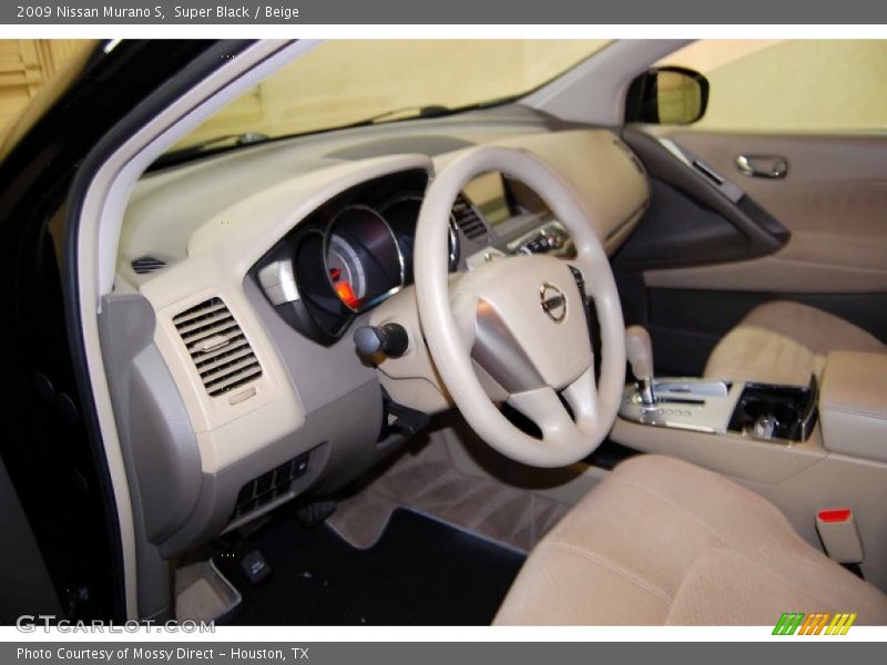 Super Black / Beige 2009 Nissan Murano S