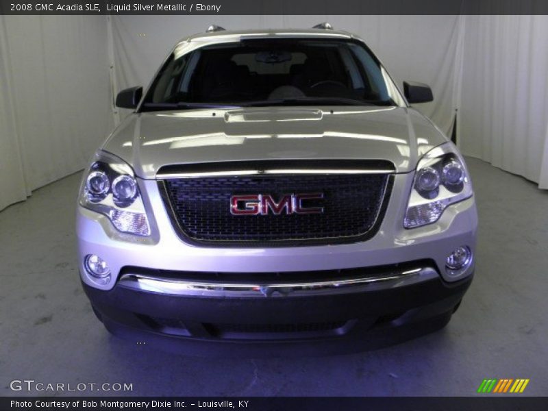 Liquid Silver Metallic / Ebony 2008 GMC Acadia SLE