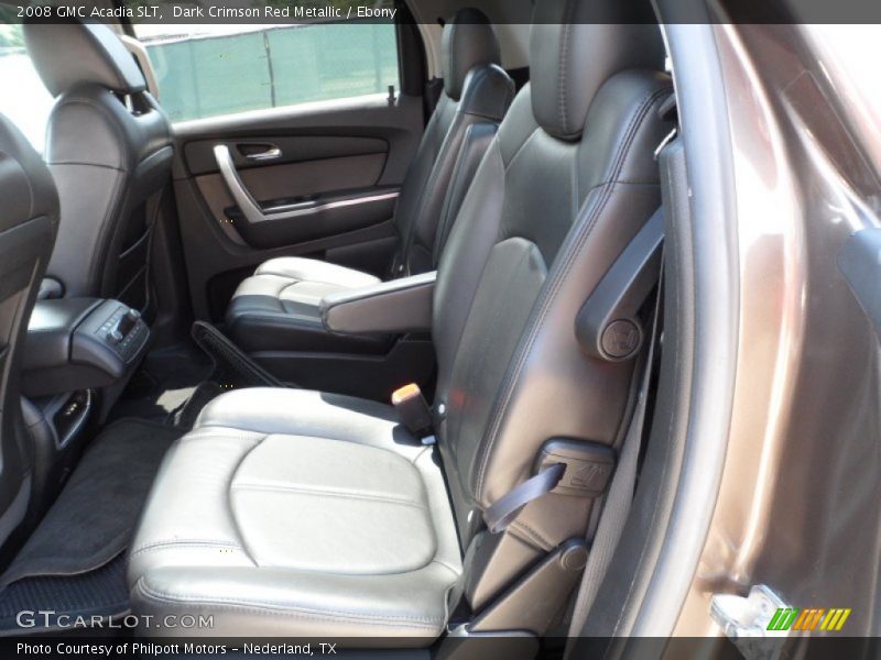 Dark Crimson Red Metallic / Ebony 2008 GMC Acadia SLT