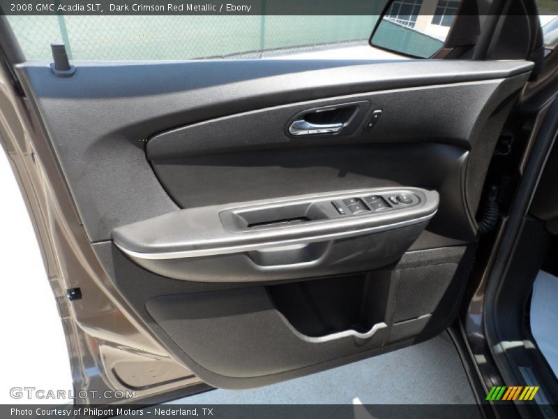 Dark Crimson Red Metallic / Ebony 2008 GMC Acadia SLT