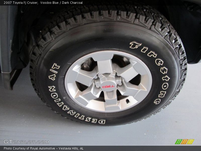 Voodoo Blue / Dark Charcoal 2007 Toyota FJ Cruiser