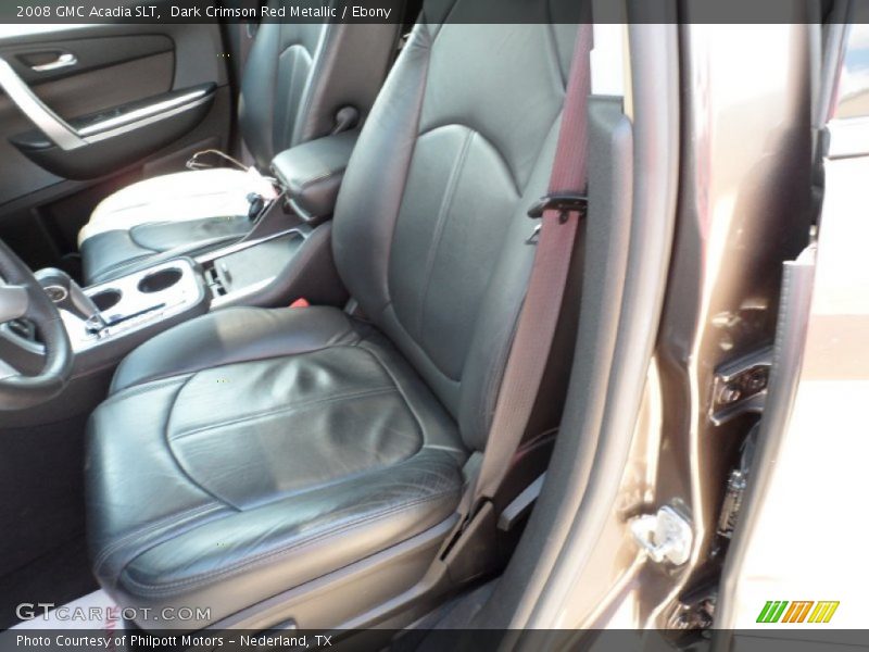 Dark Crimson Red Metallic / Ebony 2008 GMC Acadia SLT