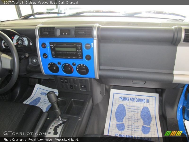 Voodoo Blue / Dark Charcoal 2007 Toyota FJ Cruiser