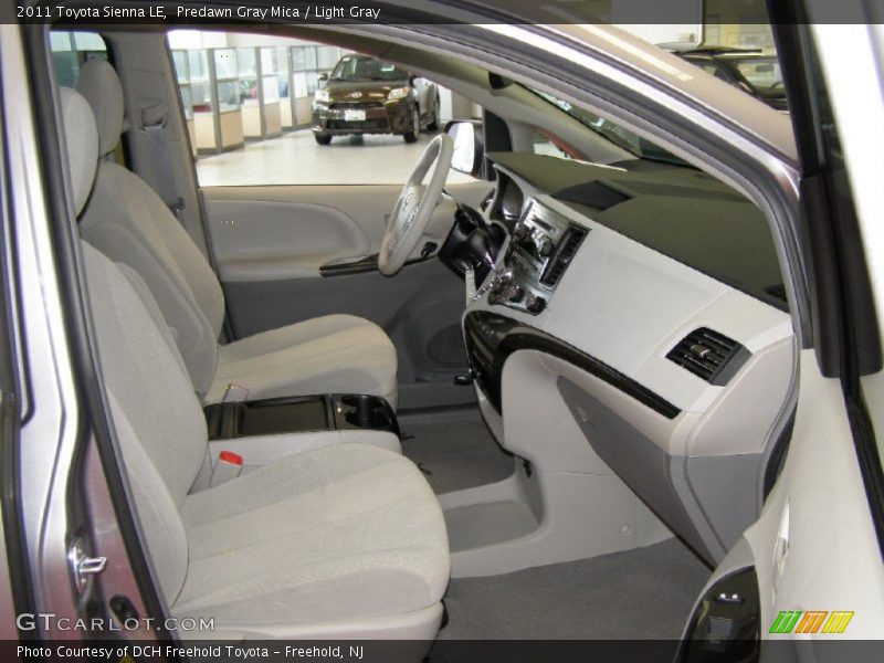 Predawn Gray Mica / Light Gray 2011 Toyota Sienna LE