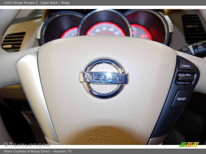 Super Black / Beige 2009 Nissan Murano S
