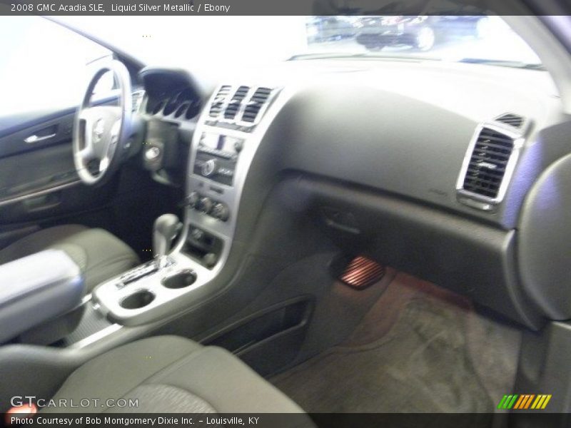 Liquid Silver Metallic / Ebony 2008 GMC Acadia SLE