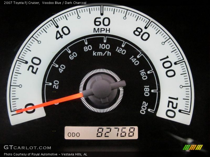 Voodoo Blue / Dark Charcoal 2007 Toyota FJ Cruiser