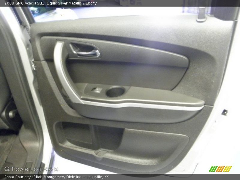 Liquid Silver Metallic / Ebony 2008 GMC Acadia SLE