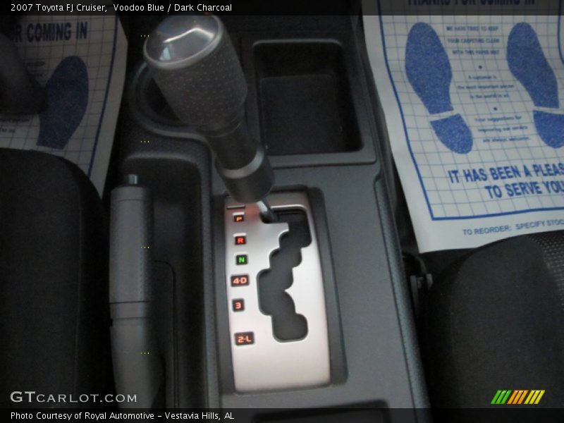 Voodoo Blue / Dark Charcoal 2007 Toyota FJ Cruiser