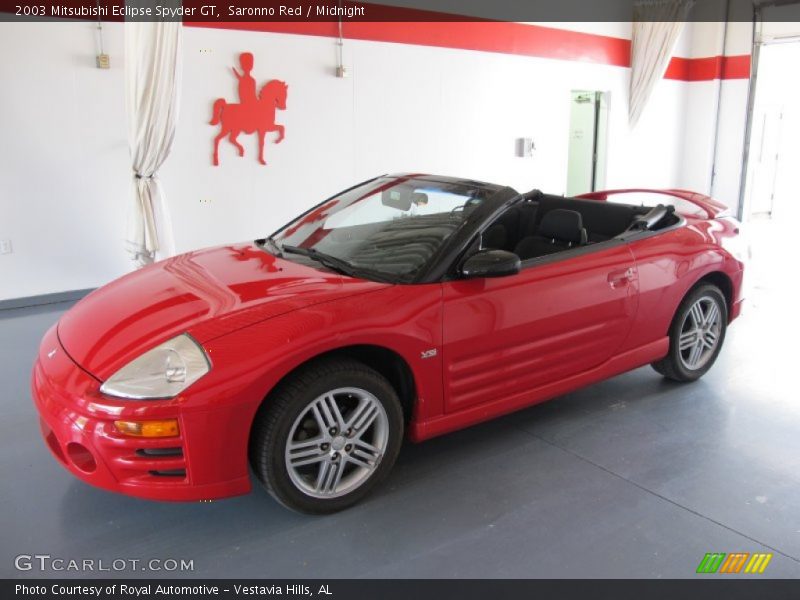 Saronno Red / Midnight 2003 Mitsubishi Eclipse Spyder GT