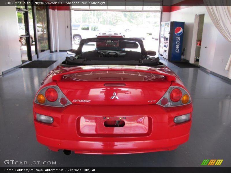 Saronno Red / Midnight 2003 Mitsubishi Eclipse Spyder GT