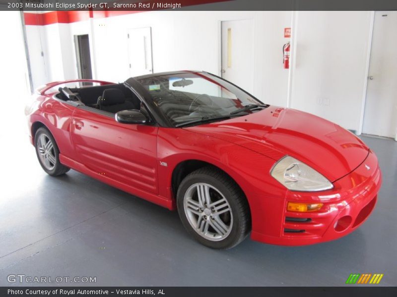 Front 3/4 View of 2003 Eclipse Spyder GT