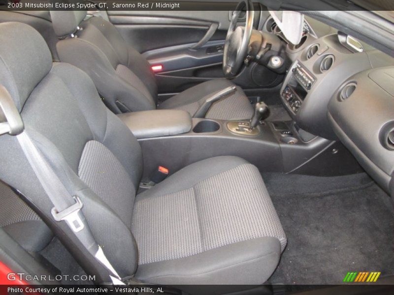  2003 Eclipse Spyder GT Midnight Interior