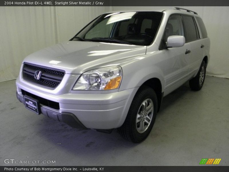 Starlight Silver Metallic / Gray 2004 Honda Pilot EX-L 4WD