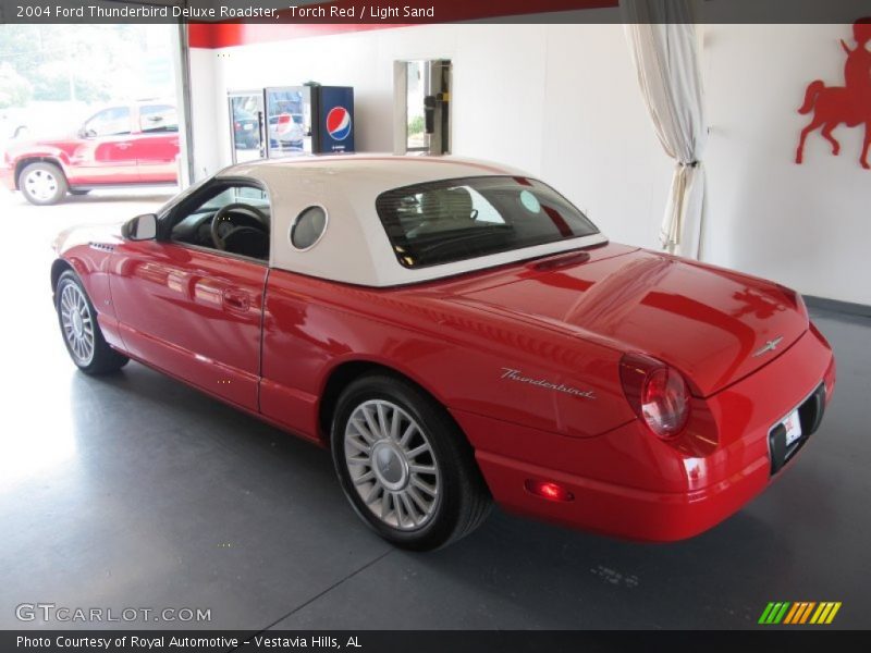 Torch Red / Light Sand 2004 Ford Thunderbird Deluxe Roadster