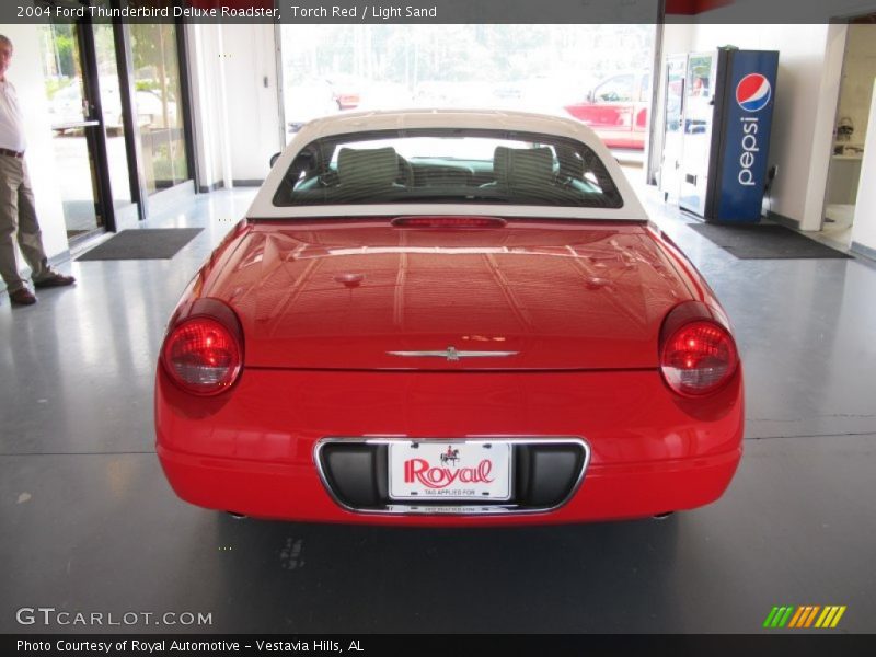 Torch Red / Light Sand 2004 Ford Thunderbird Deluxe Roadster