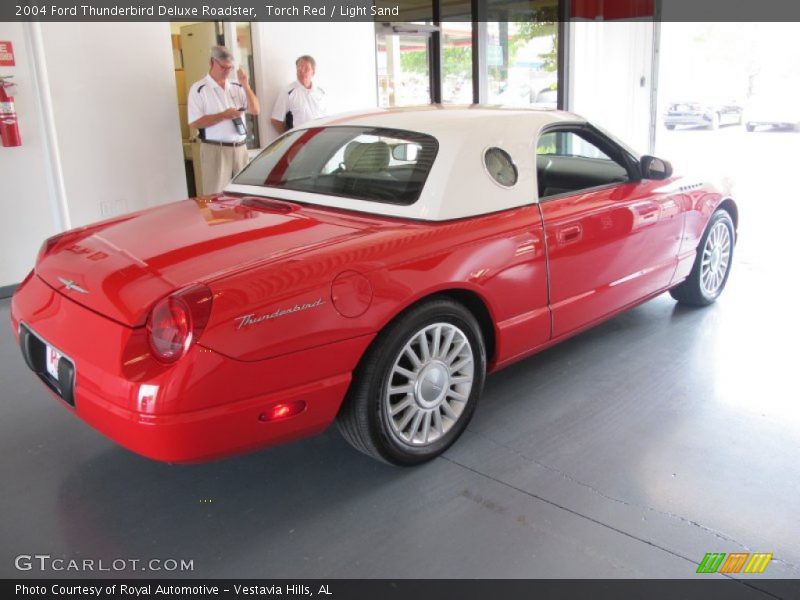 Torch Red / Light Sand 2004 Ford Thunderbird Deluxe Roadster