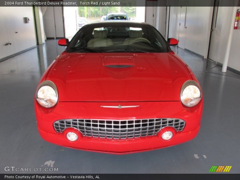 Torch Red / Light Sand 2004 Ford Thunderbird Deluxe Roadster
