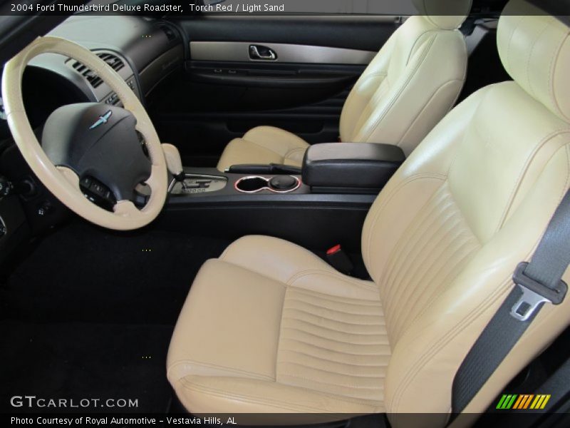  2004 Thunderbird Deluxe Roadster Light Sand Interior