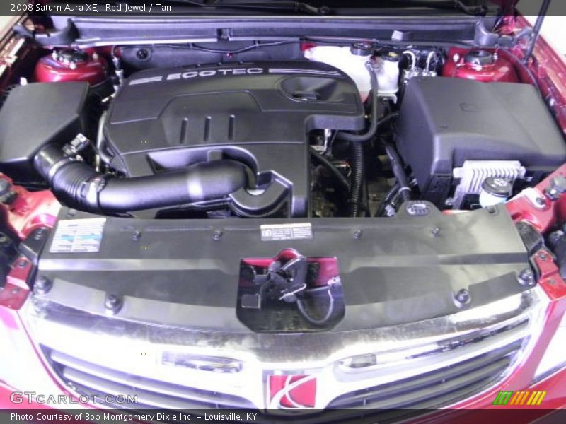 Red Jewel / Tan 2008 Saturn Aura XE
