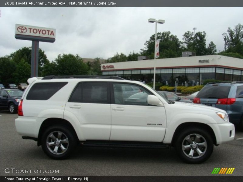 Natural White / Stone Gray 2008 Toyota 4Runner Limited 4x4
