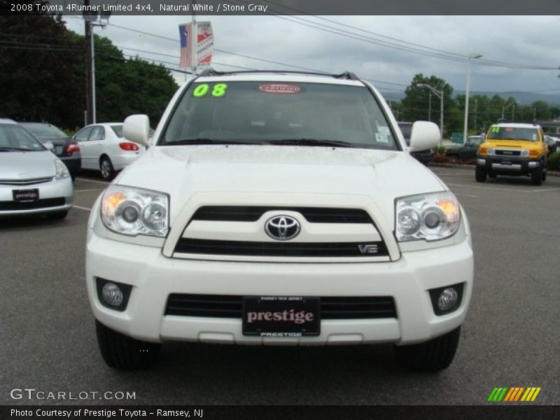 Natural White / Stone Gray 2008 Toyota 4Runner Limited 4x4