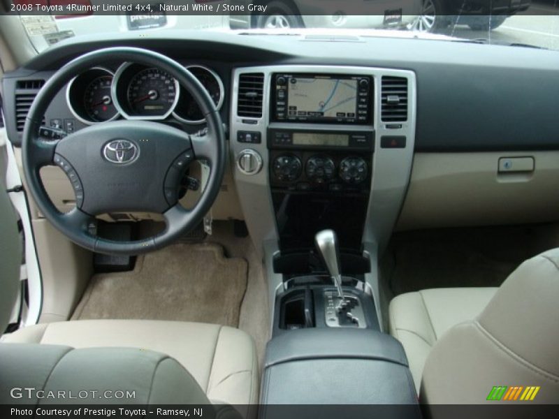 Natural White / Stone Gray 2008 Toyota 4Runner Limited 4x4