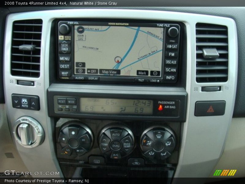 Natural White / Stone Gray 2008 Toyota 4Runner Limited 4x4