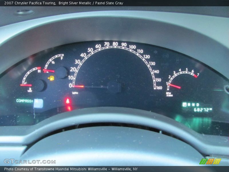 Bright Silver Metallic / Pastel Slate Gray 2007 Chrysler Pacifica Touring