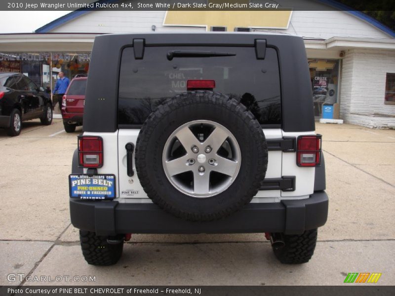 Stone White / Dark Slate Gray/Medium Slate Gray 2010 Jeep Wrangler Unlimited Rubicon 4x4