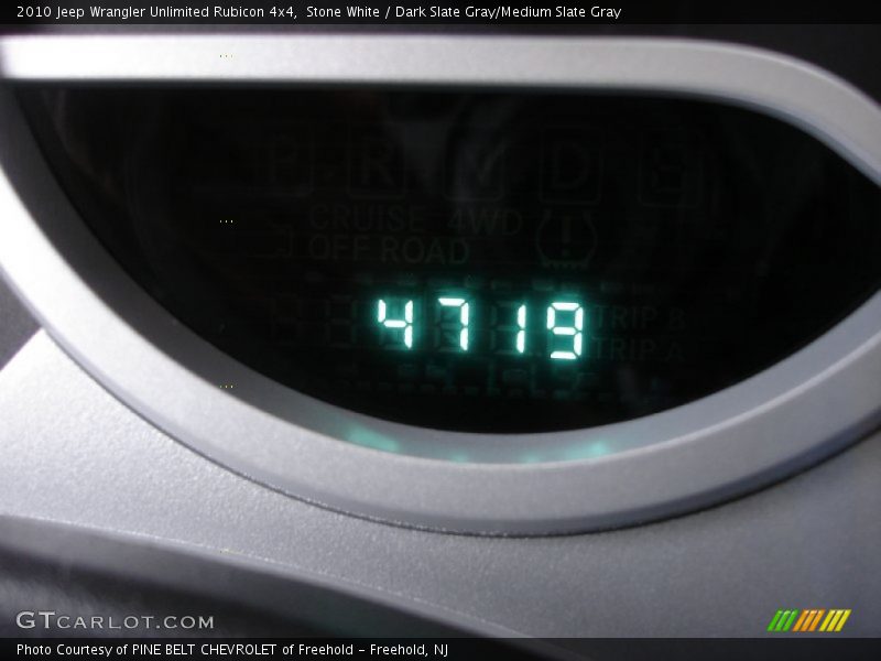 Stone White / Dark Slate Gray/Medium Slate Gray 2010 Jeep Wrangler Unlimited Rubicon 4x4