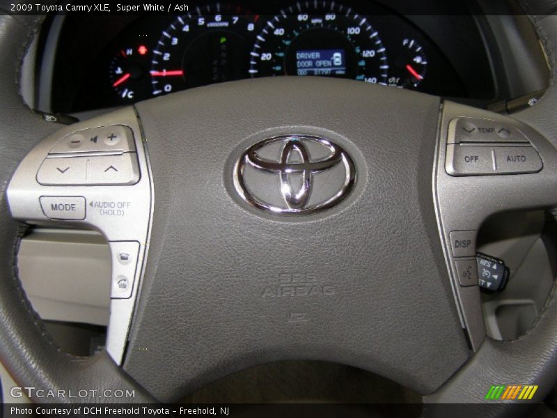 Super White / Ash 2009 Toyota Camry XLE