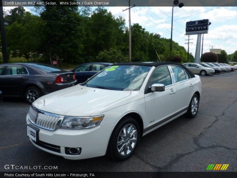 White Suede / Dark Charcoal 2008 Lincoln MKZ AWD Sedan