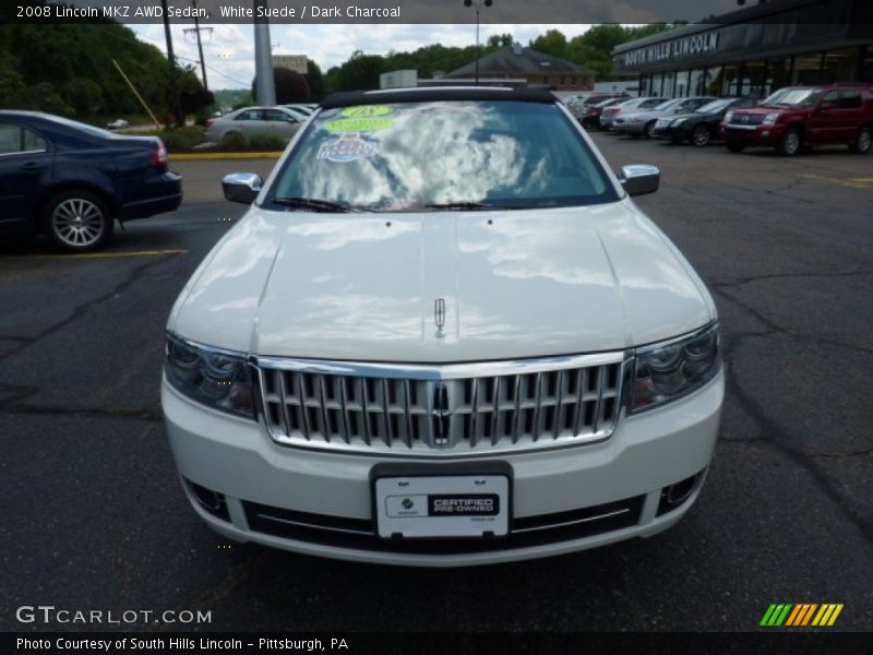 White Suede / Dark Charcoal 2008 Lincoln MKZ AWD Sedan