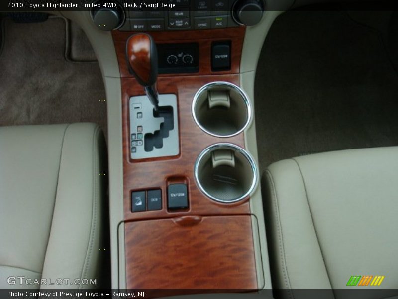 Black / Sand Beige 2010 Toyota Highlander Limited 4WD