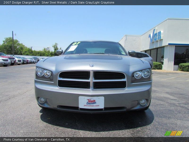 Silver Steel Metallic / Dark Slate Gray/Light Graystone 2007 Dodge Charger R/T